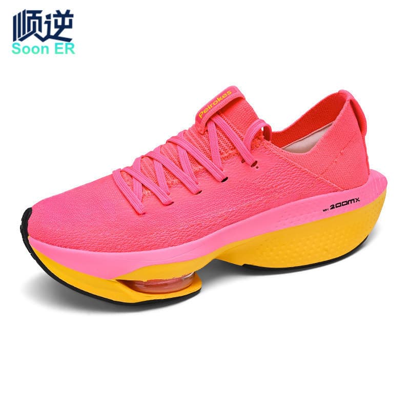 Homens mulheres sapatos malha tênis de corrida corrida maratona longa corrida tênis