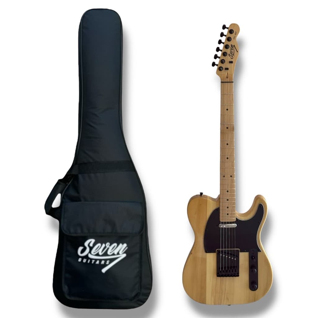 Guitarra Telecaster Seven Stc-307 NT Natural - TRASTE INOX C/ Bag