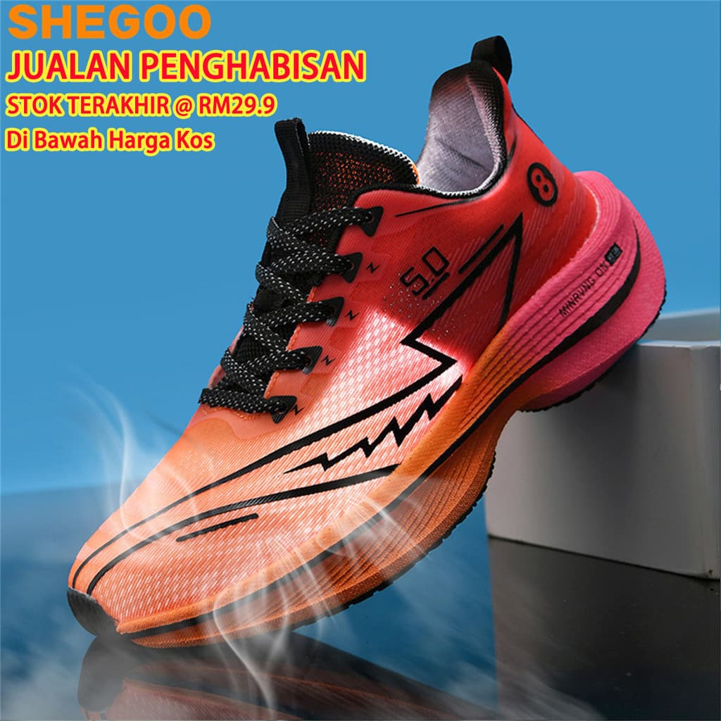 Kasut Jogging Lelaki Perempuan , Masculino Feminino Malha Tênis Esporte De Corrida , Antiderrapante À Prova De Choque Ul