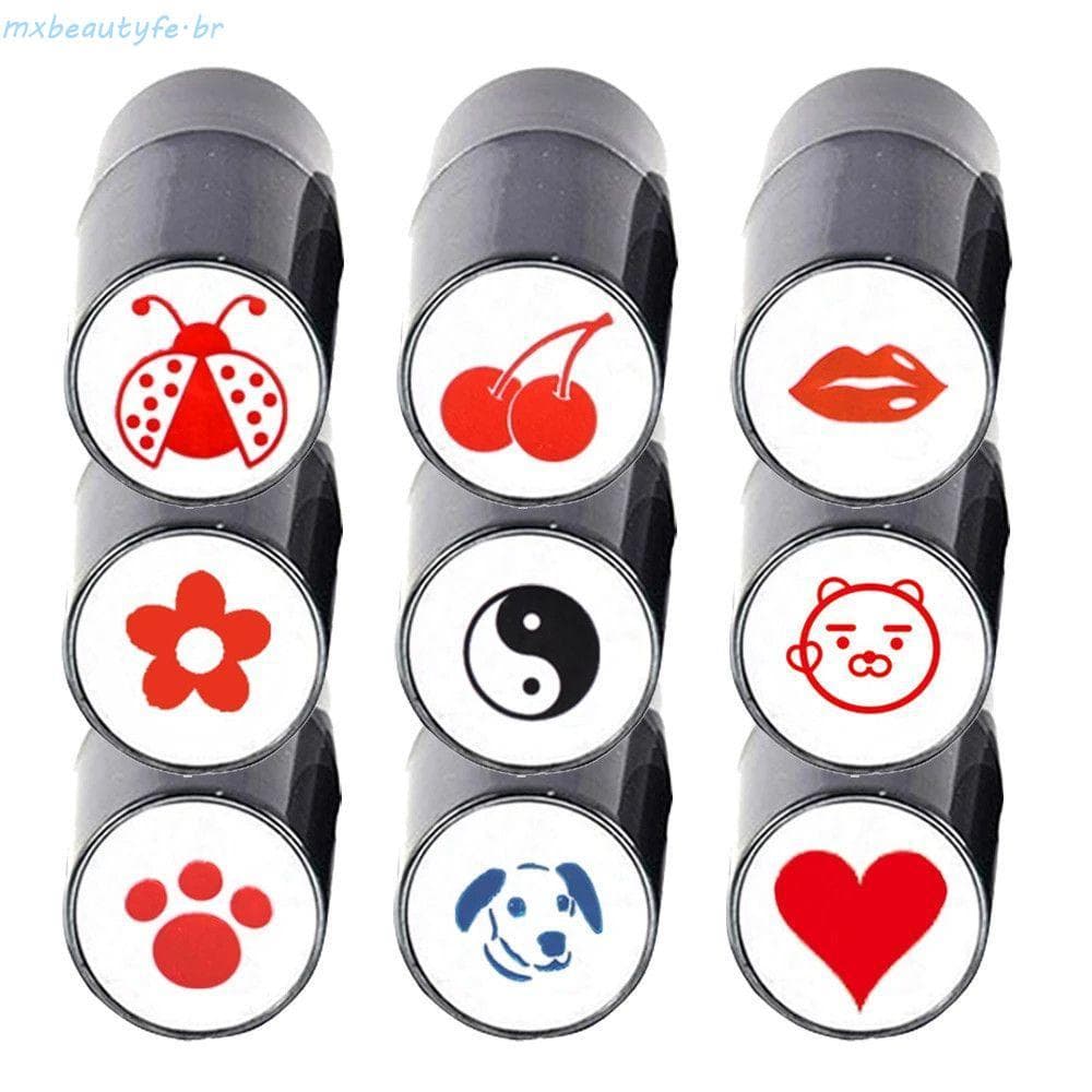 MXBEAUTYFE Marcador De Carimbo Acessórios De Golfe Colorfast Multicolors Selo De Impressão De Plástico De Longa Duração