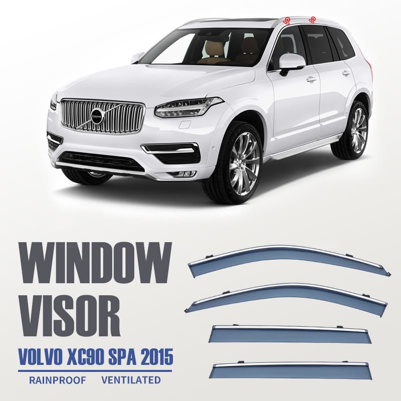 Adequado para volvo xc90 protetor de chuva à prova de chuva espelho retrovisor chuva sobrancelha volvo xc90 viseira da j
