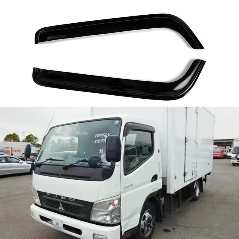 Adequado para 2010-2022Mitsubishi Fuso Canter Janela modificada Chuva Sobrancelha Chuva Engrenagem de chuva Estoque pron