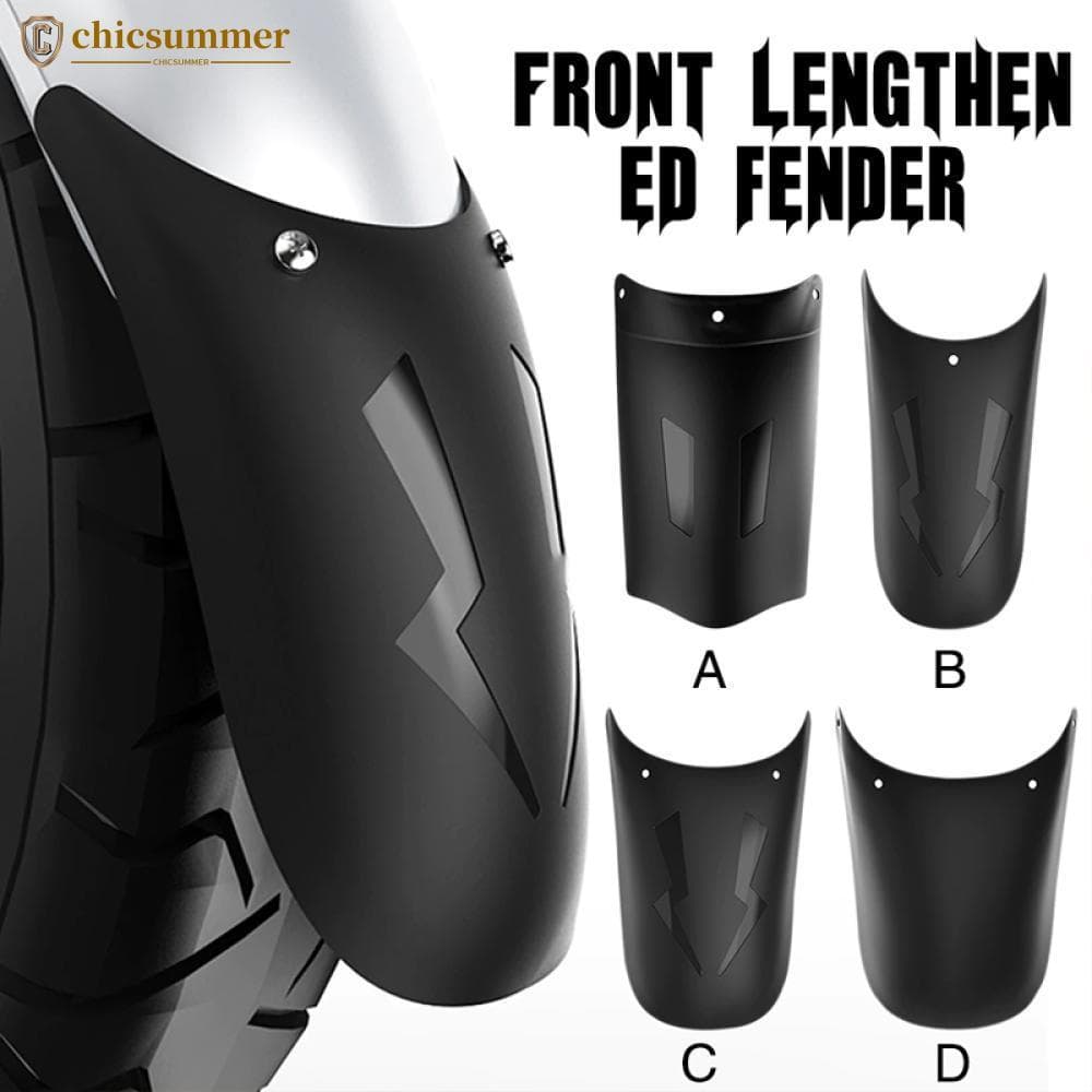 CHICSUMMER Universal Extensor De Motocicleta Alongar Pára-Choque Dianteiro Traseiro E Extensão Da Roda Fender Respingo P
