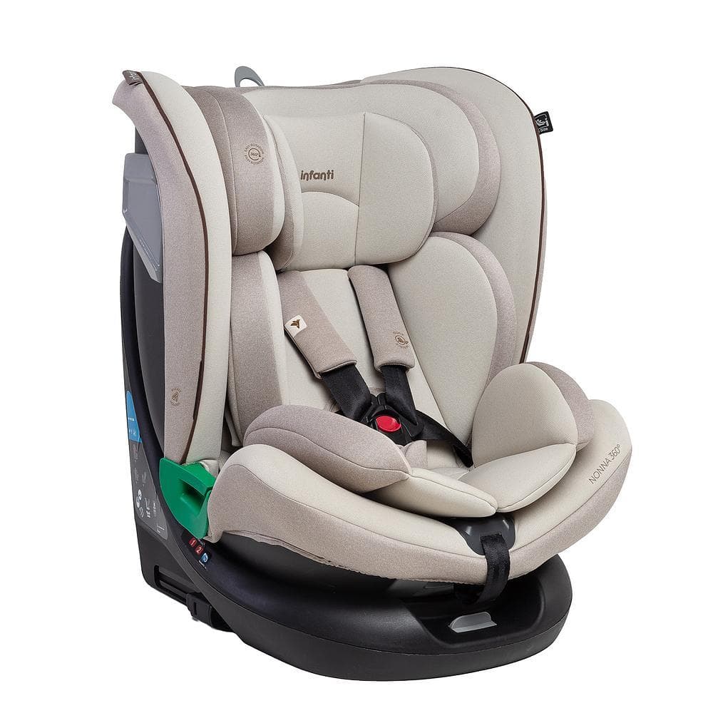 Cadeirinha de Bebê Nonna 360° 0-36kg Isofix Bege Infanti