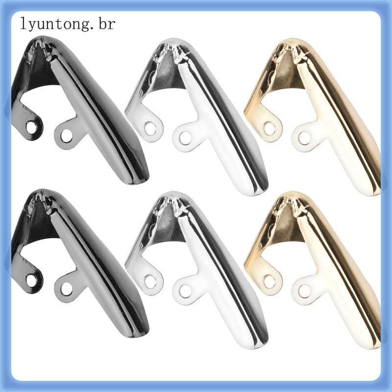 6 Pçs Saltos Encravados Unhas Capa De Metal Botas Pontiagudas Protetor Protetores De Sapato De Salto Alto