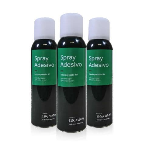 Kit Com 3 - Spray Adesivo Fixador Cliever para Impressão 3D