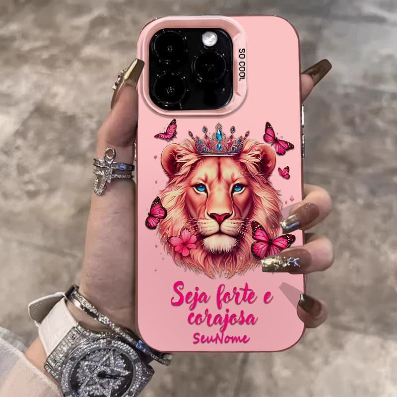 Capinha de personalizado Jesus Leão para iPhone 11 13 x xr xs max 12 14 15 16 pro max 7 15 Plus 12 pro capa anti impacto