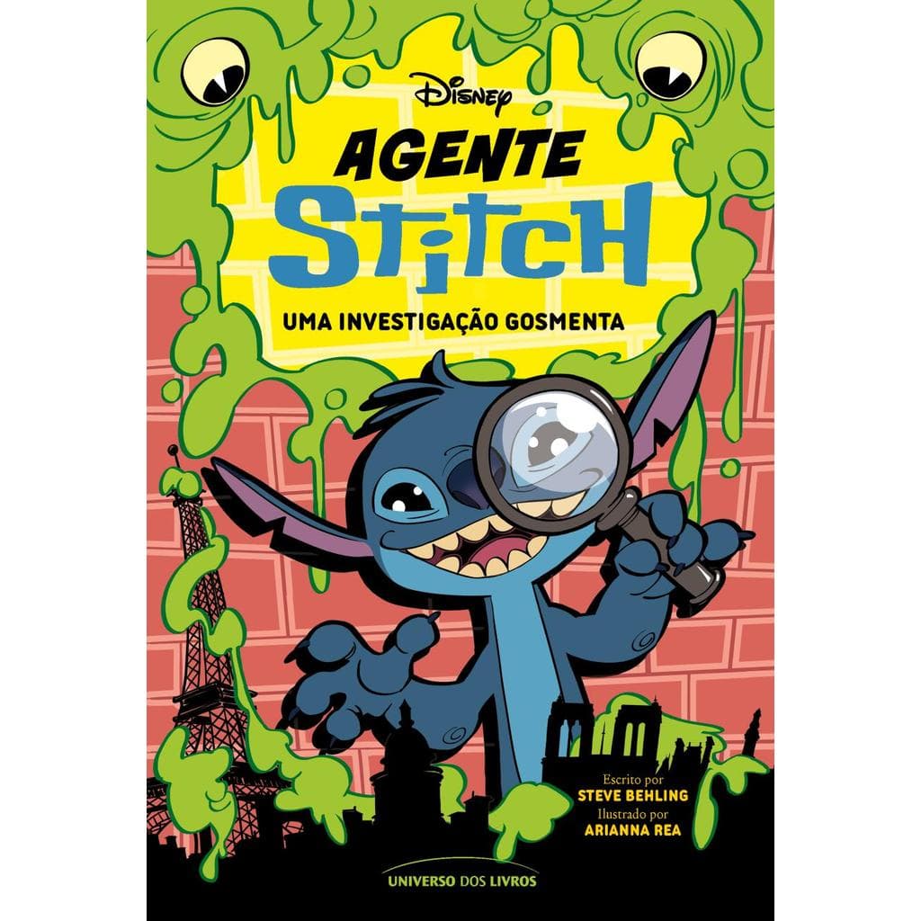 Livro Agente Stitch – uma investigação gosmenta - Novo DFP