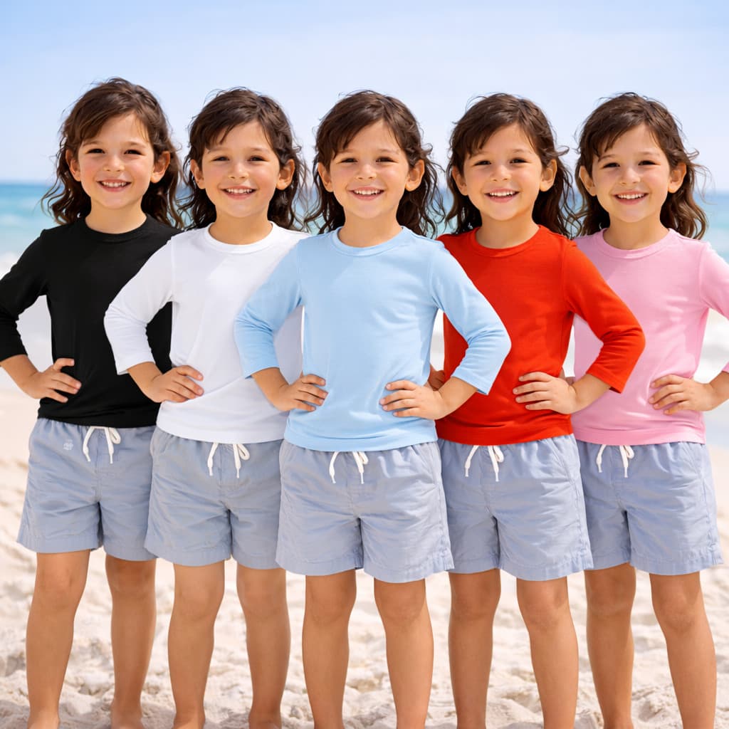 Camiseta UV50+ Infantil MeninaTérmica Proteção Solar 2 a 14 Anos