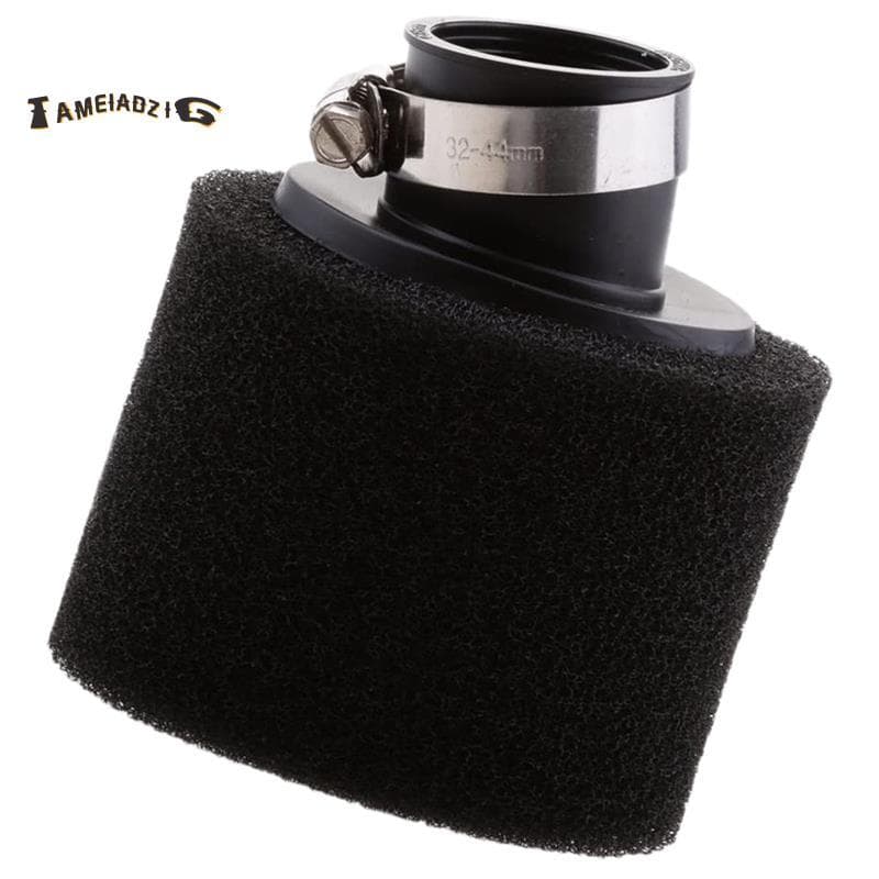 [Entrega Rápida T] ATV Limpador De Filtro De Ar De Espuma Em Ângulo Preto Para Carburador Quad Pit Dirt Monkey Bike Moto