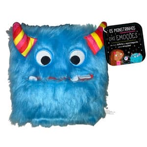 Livro Os monstrinhos das emoções - Livro de pelúcia - Novo DFP