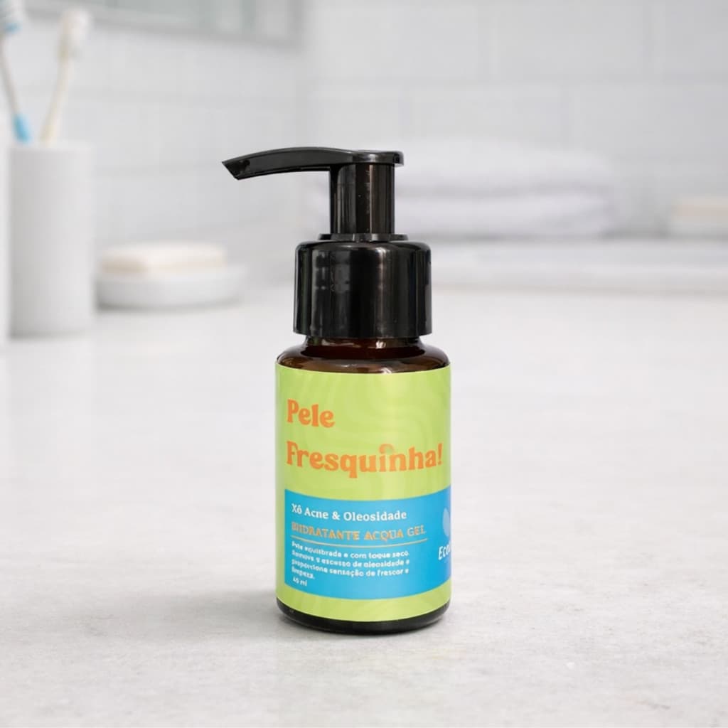 Hidratante Aqua Gel Pele Fresquinha! | Xô Acne & Oleosidade