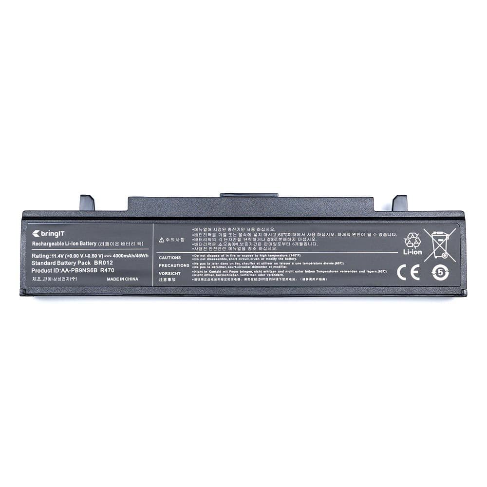 Bateria para notebook Samsung Part Number AA-PB9NC6B AA-PB9NS6B AA-PL9NC6W 4000 mAh