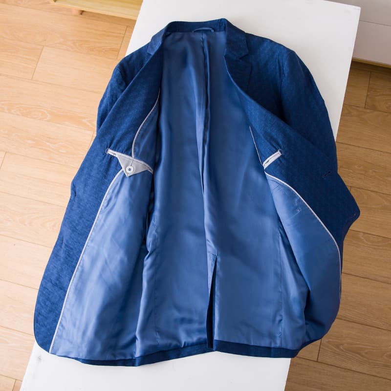 Benefícios surpresa!Armário 499 terno Casual masculino tecido Tencel primavera outono estilo fino único ocidental jaquet