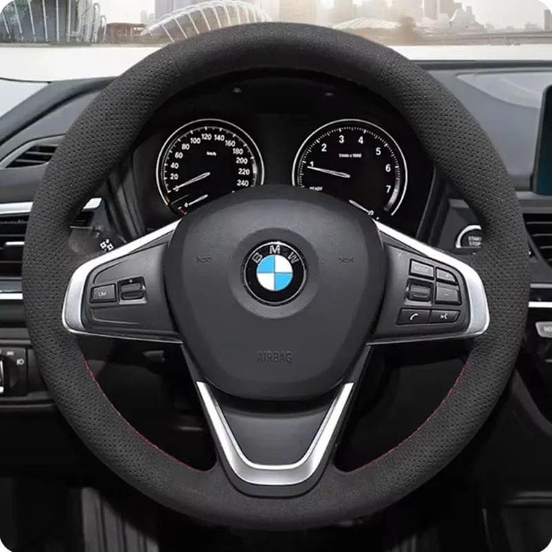 Para BMW F45 F46 X1 F48 X2 F39 Acessórios Do Carro DIY Costurado À Mão Preto Antiderrapante Resistente Ao Desgaste Camur