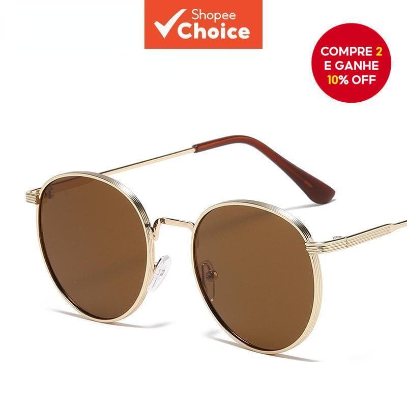 Óculos De Sol Com Armação De Metal Da Moda , Tons Simples E Elegantes Para Mulheres Homens , INS