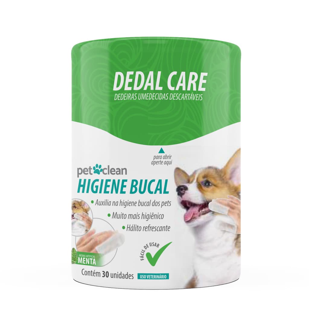 Dedal Care Higiene Bucal para Cachorro e Gato Descartáveis