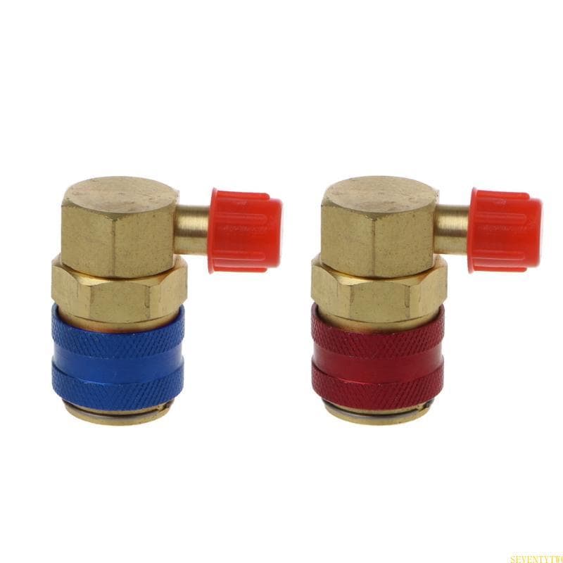 R134A Adapter Quick Coupling Conditioner Coolant Adjustable Coupler H/L