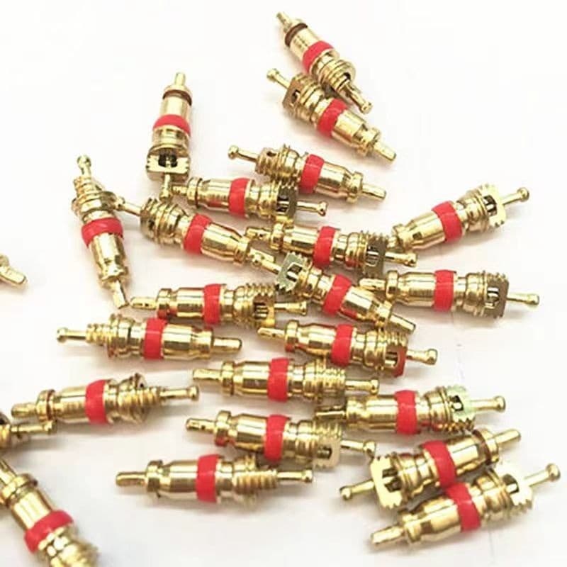 Núcleo da válvula do pneu adequado para carros, veículos elétricos, tampas de válvula de bicicleta