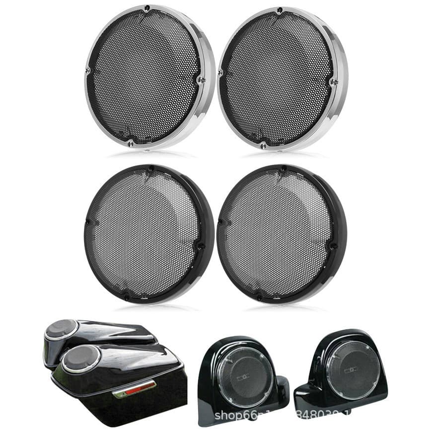 Motocicleta Harley viajante planador rei modificado caixa lateral chifre capa 22cm Leggings chifre capa de alta qualidad