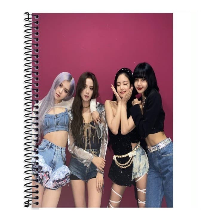 Caderno   Blackpink 160fls 10 Matérias 160x275mm Capa Dura