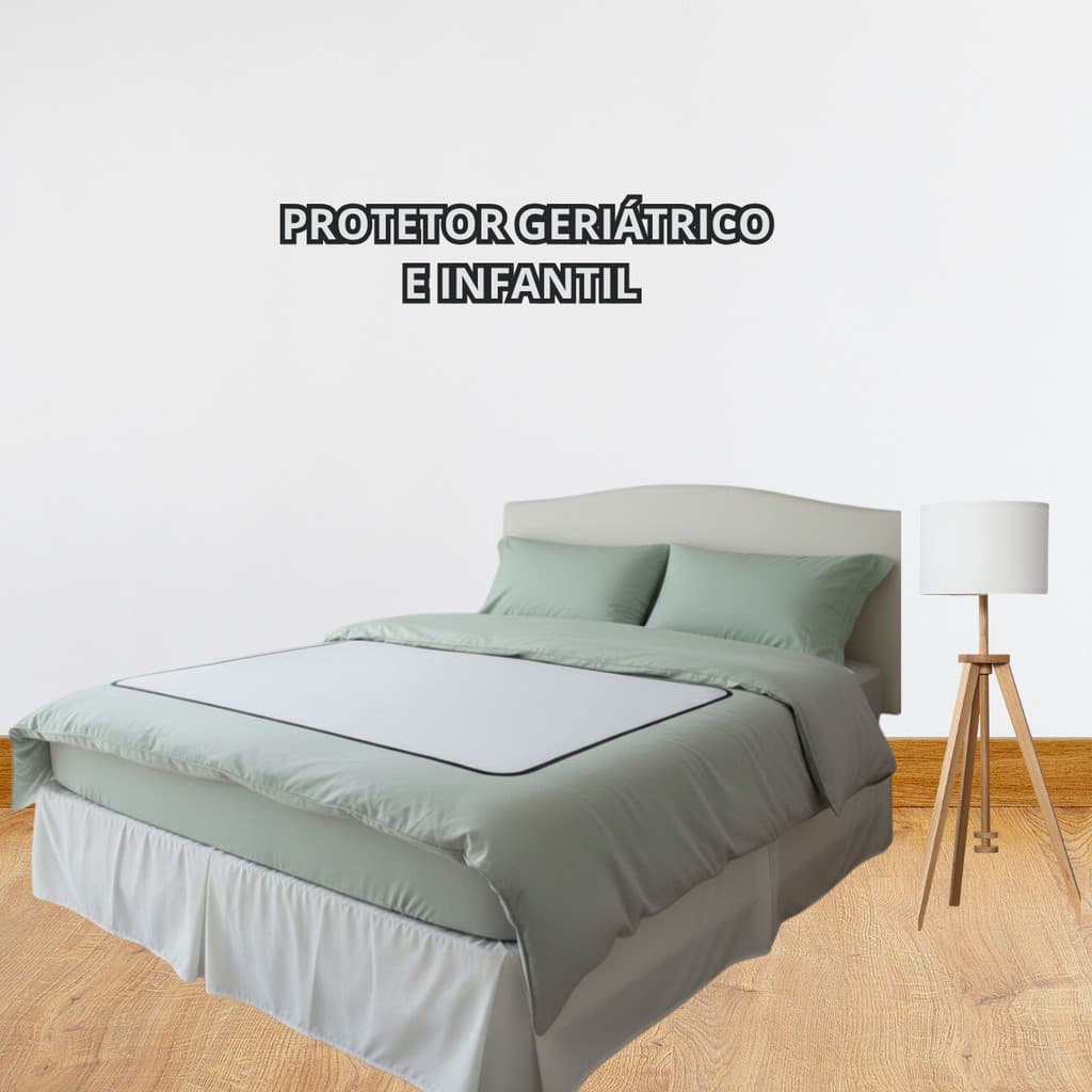 Protetor Geriátrico e Infantil Higiênico Para Cama Lavável Geriátrico Absorvente Reutilizável Econômico