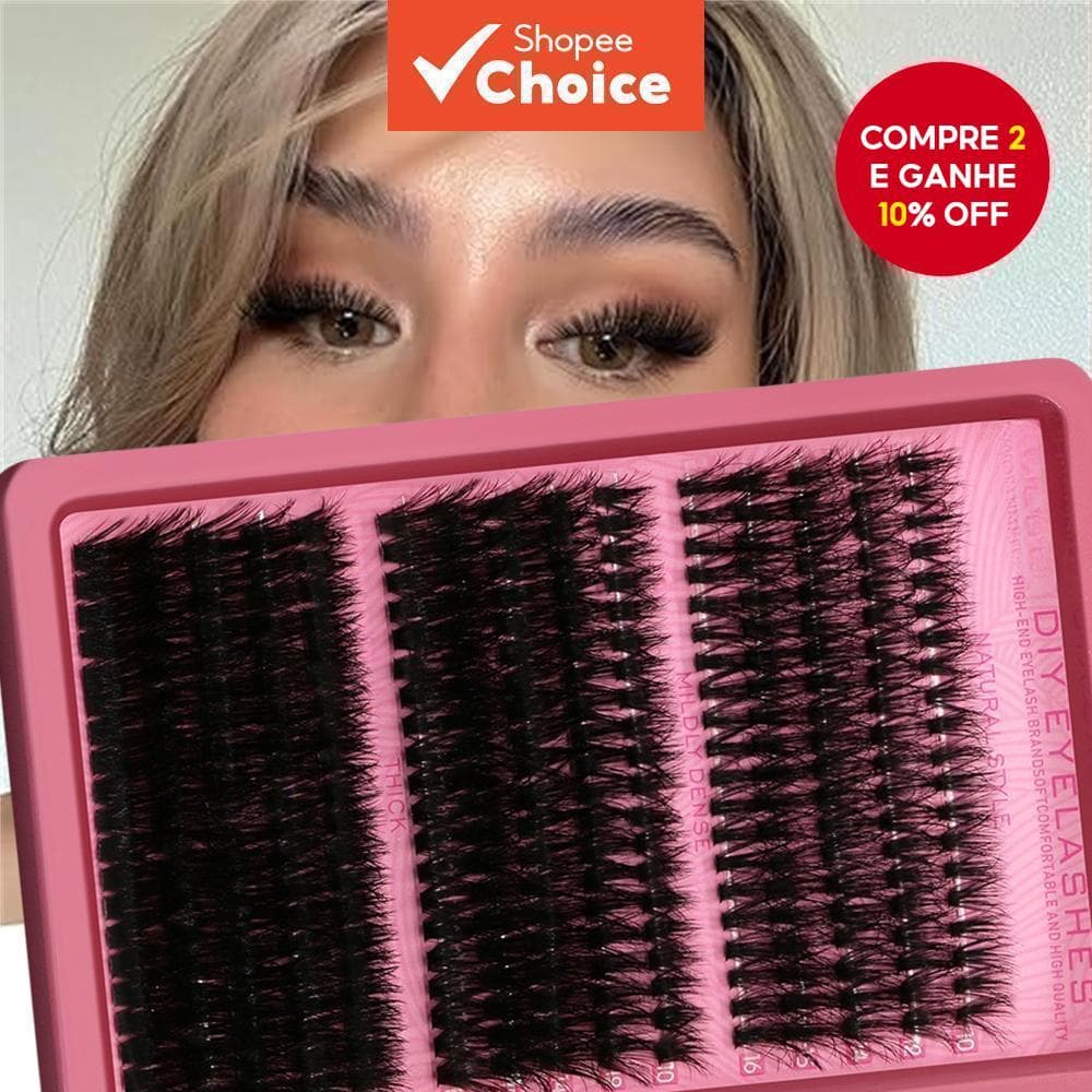 Extensão De Cílios 300 Unidades/Kit-40D 60D 80D Faux Mink Single Lash 10-16Mm Cluster