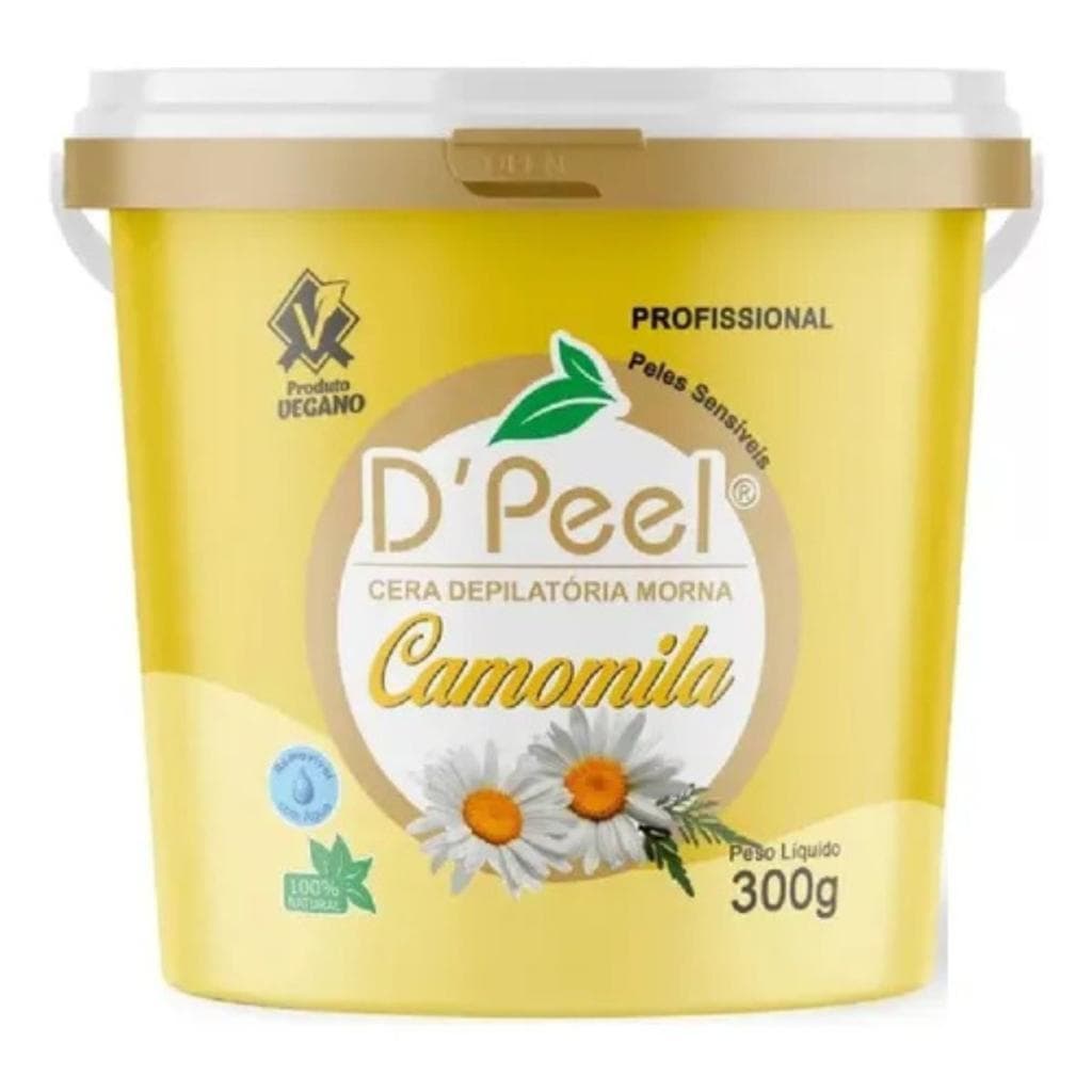 D´Peel - Cera Depilatória Profissional Morna 300g - Camomila