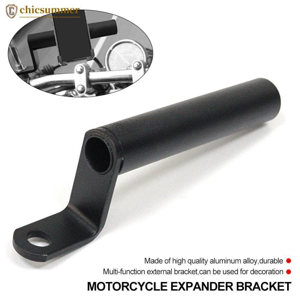 CHICSUMMER Motocicleta Bicicleta Espelhos Retrovisores Adaptador Titular Riser Base Extensor Suporte Montagem Acessórios