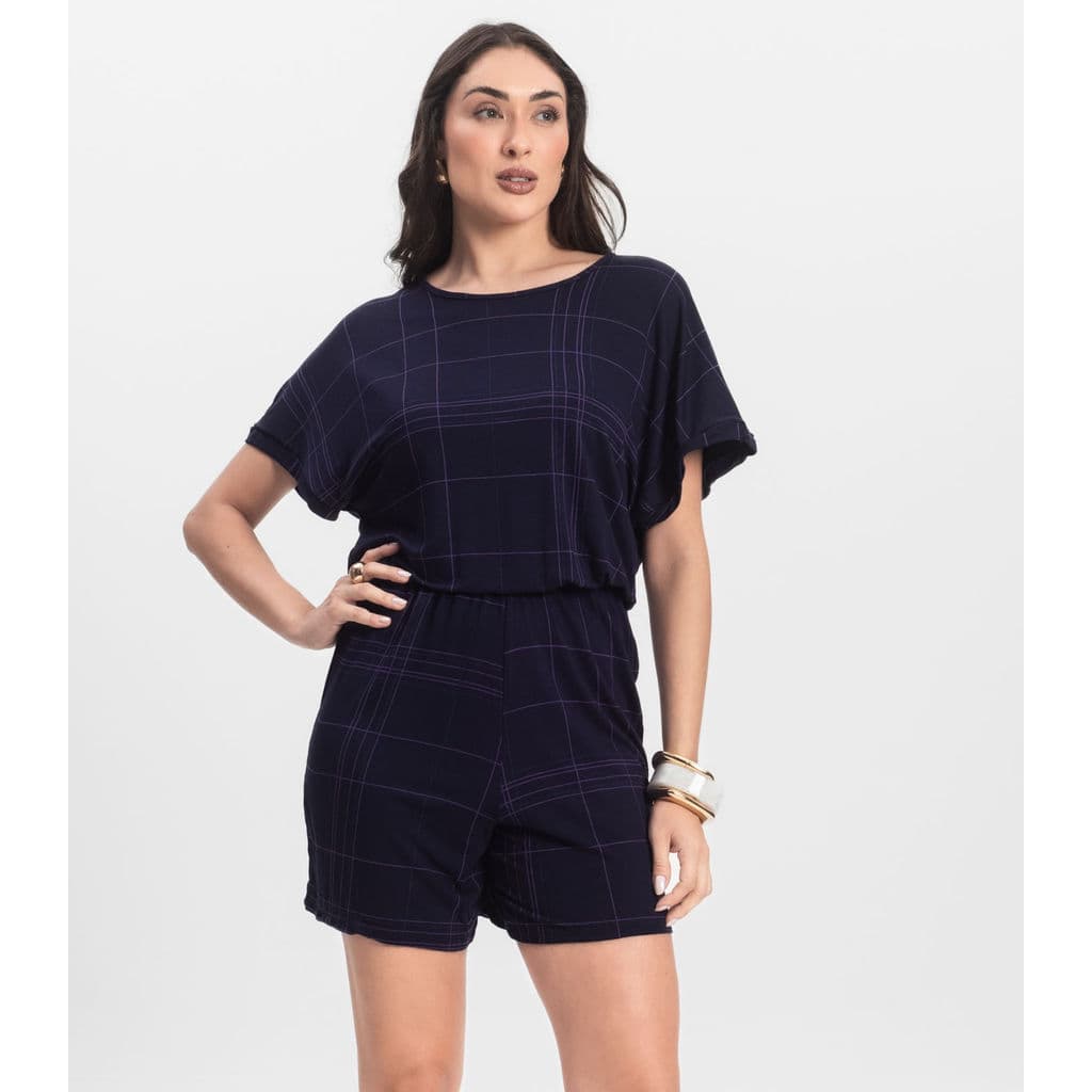 Macaquinho Feminino Infinita Cor Azul