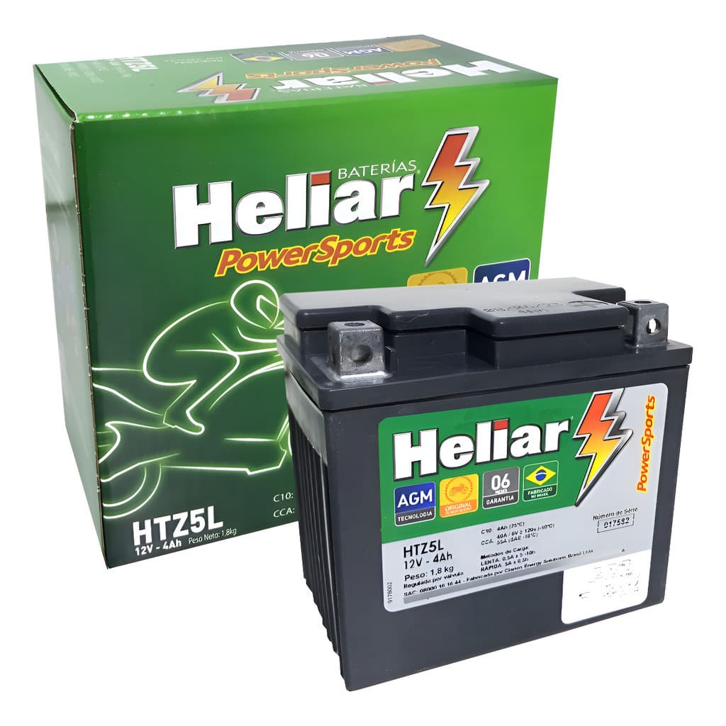 Heliar Htz5 4ah 12v Honda Cg125/150/160fan Biz