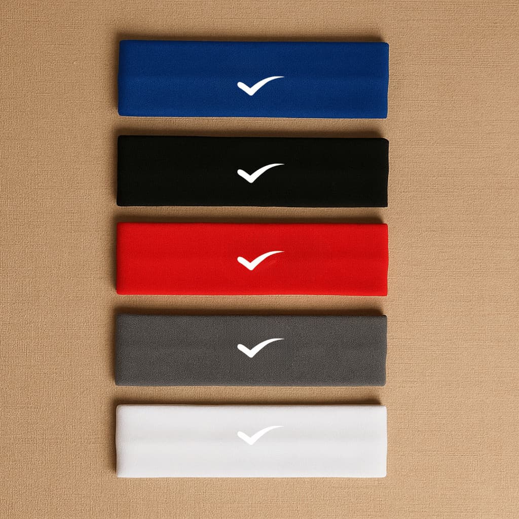 Kit com 2 testeiras anti suor faixa para cabelo envio em 24h esportes fênix