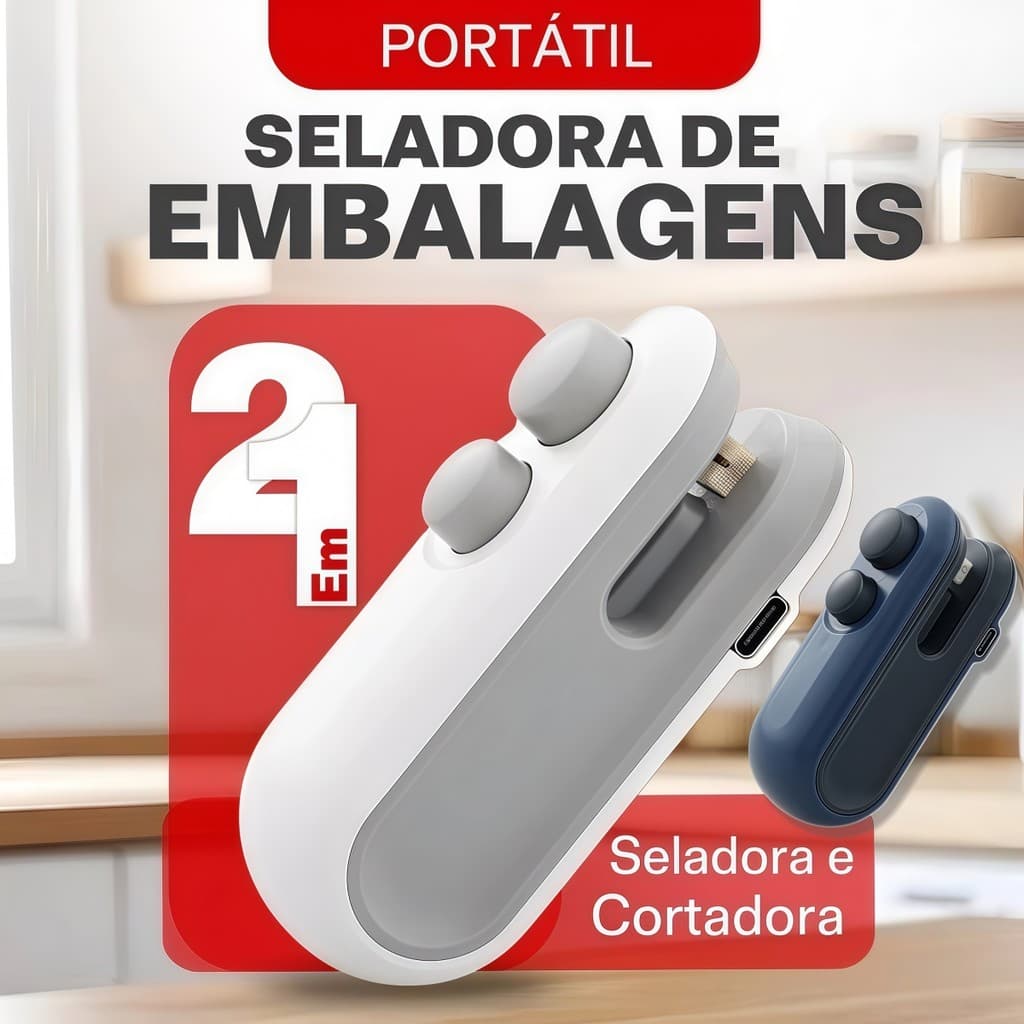 Mini maquina seladora de embalagem recarregável/Promoção Qualidade Produtos Selados