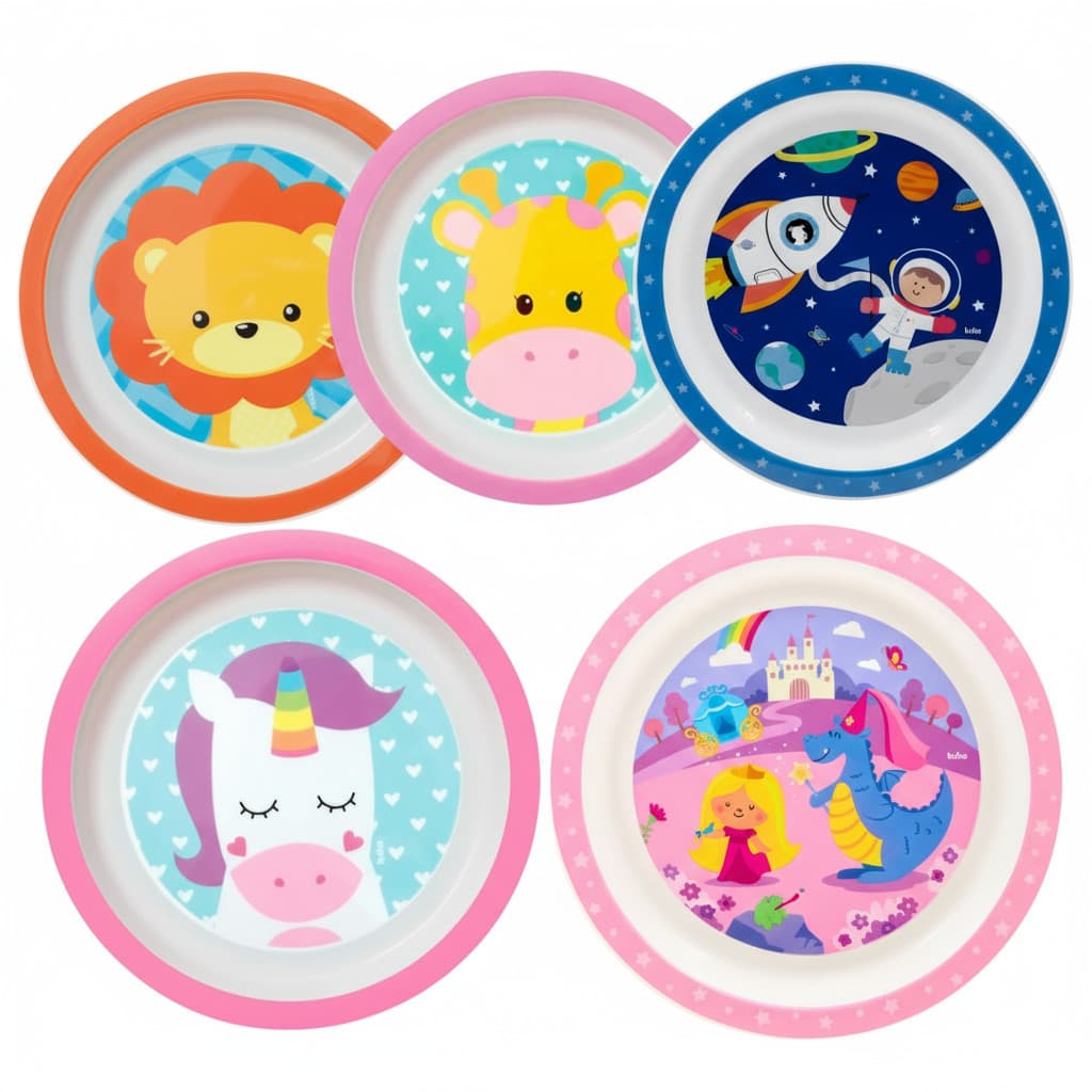 Prato Infantil com Desenhos Divertidos – Buba Baby