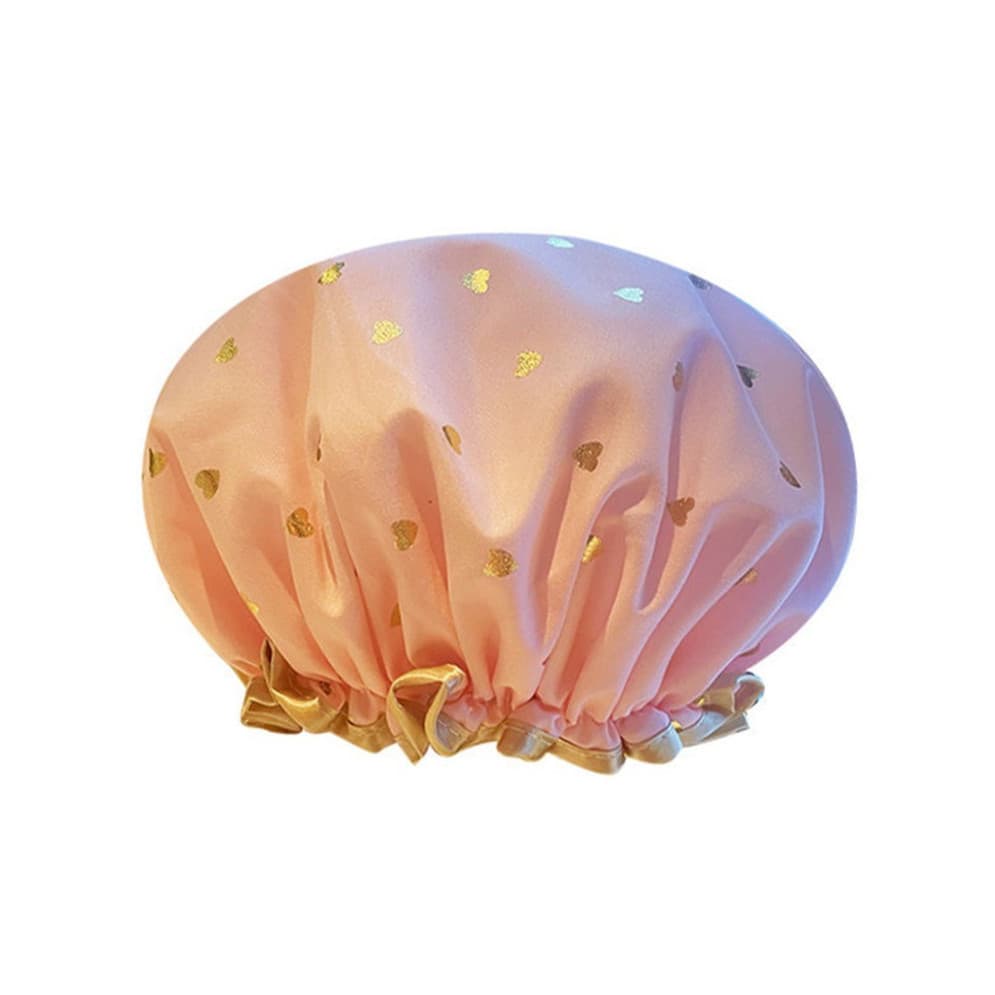 Touca Coração de Banho de Camada Dupla