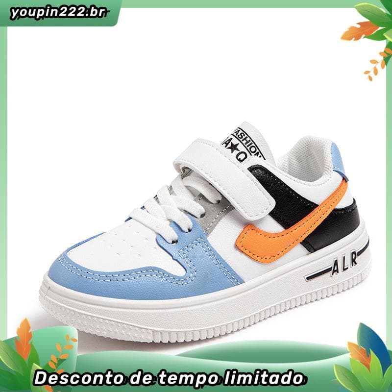 SUGE Sapatos Esportivos Para Todas As Estações Coreanos Casuais Meninos E Meninas De Sola Macia Bebês