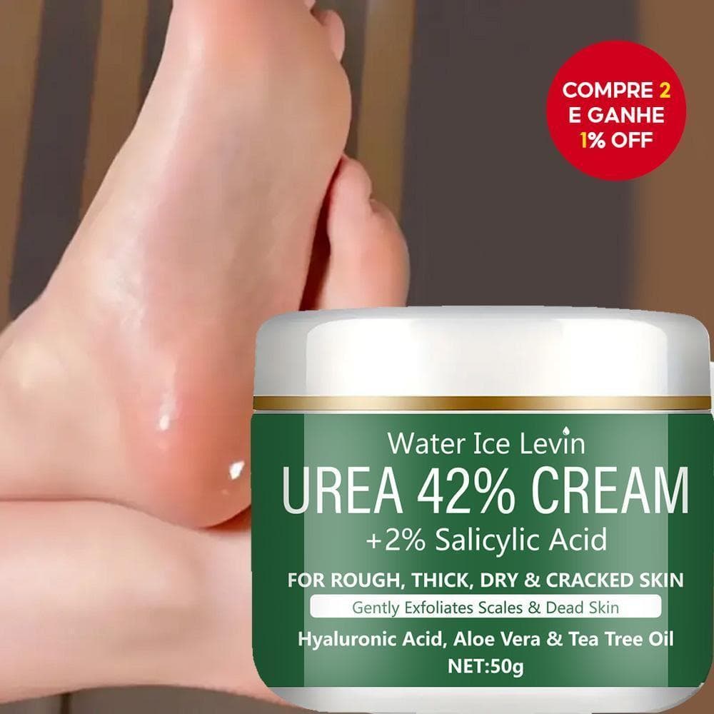 Creme Hidratante Calcanhar Seco Rachado Pés com Ureia para Calcanhar Seco Rachado + Creme de Ureia e acido salicilico