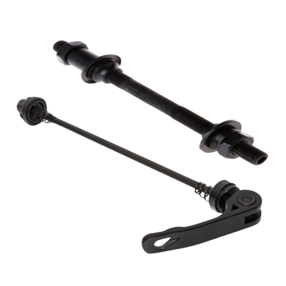 Kit Eixo Traseiro furado + Blocagem em alumínio PACO Preto