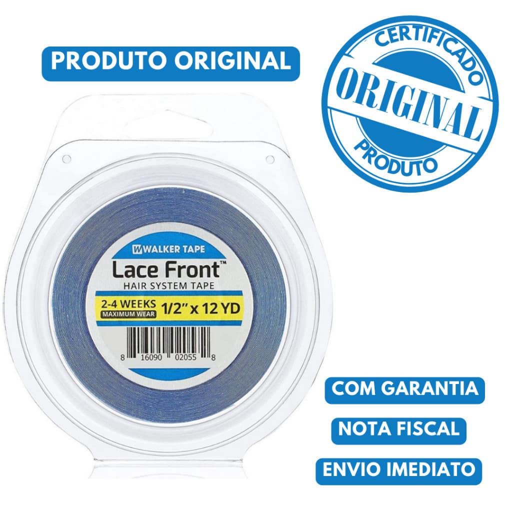 Fita Adesiva Azul Walker Taper 12 Metros Lace Front