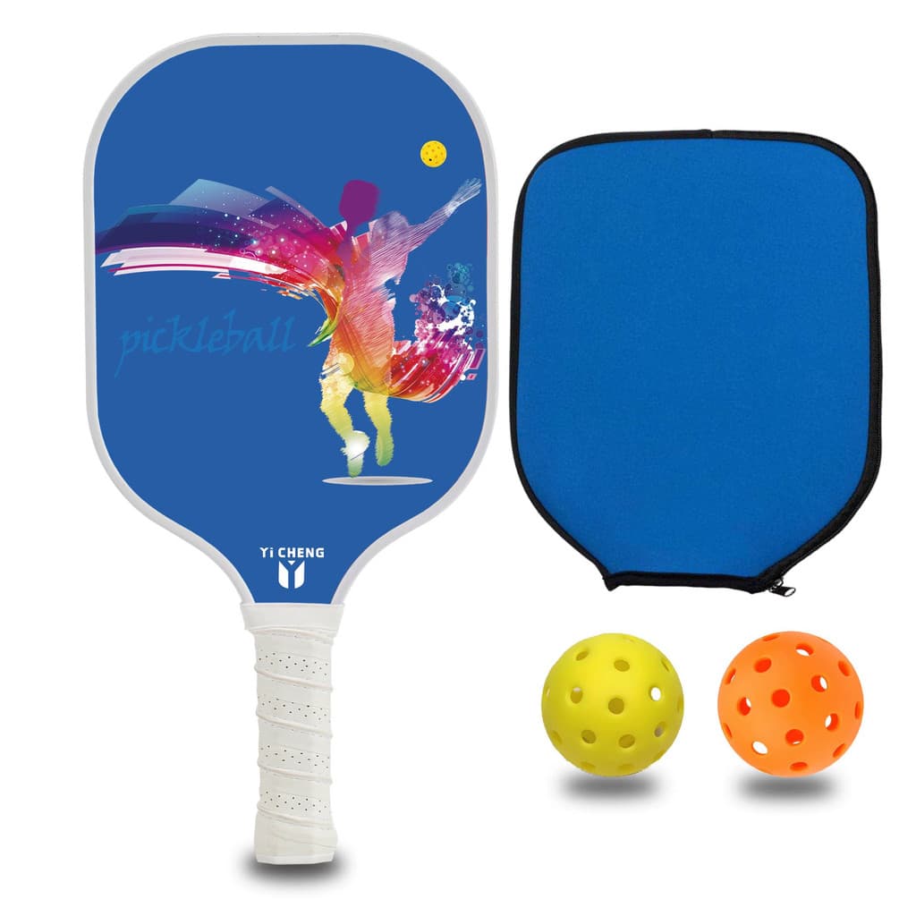 YiCHENG raquete picklebal picklebal fibra de vidro nacional na moda Ultra-leve masculino feminino raquete de treinamento