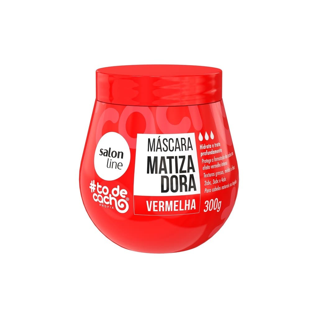 Máscara Matizadora #todecacho Vermelha 300g