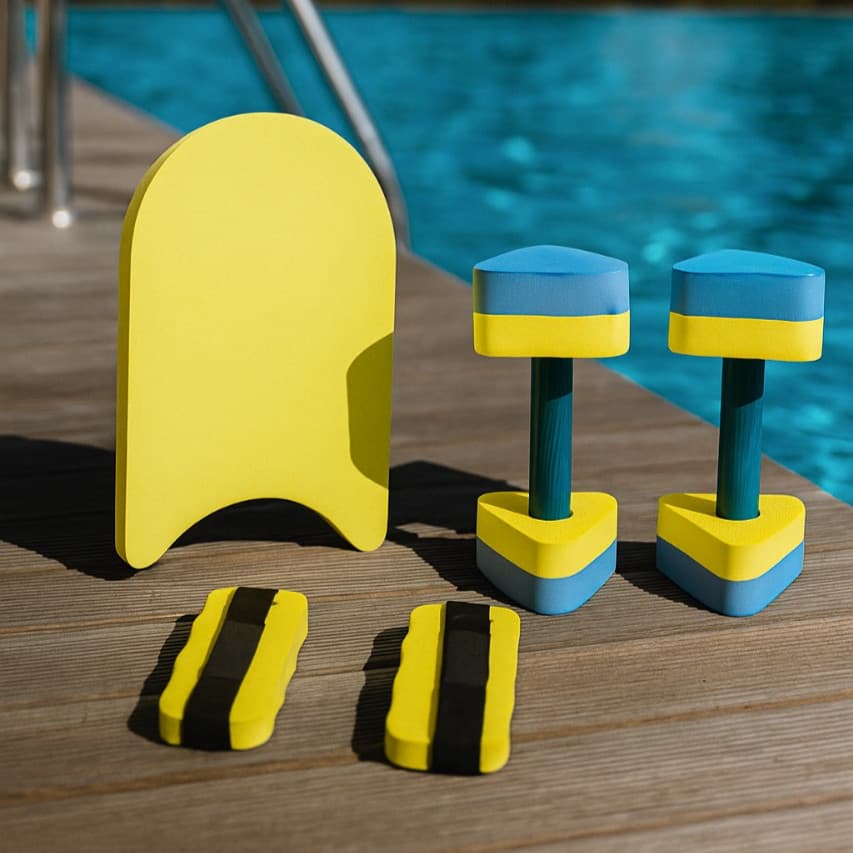 Black Friday Kit Hidroginastica Halter Caneleira e Prancha Pequena Cores Diversas