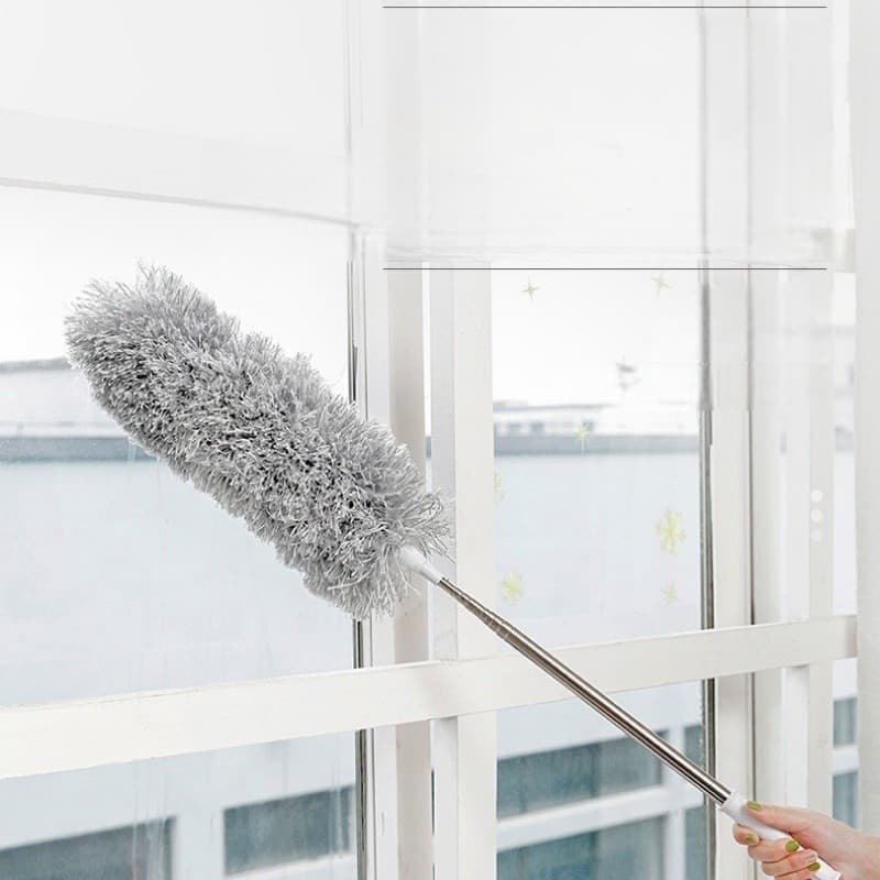 Espanador 280 Centímetros Ajustável Telescópica Dobra Duster Telhado Teia Teto Cama Mesa Escova De Limpeza De Poeira