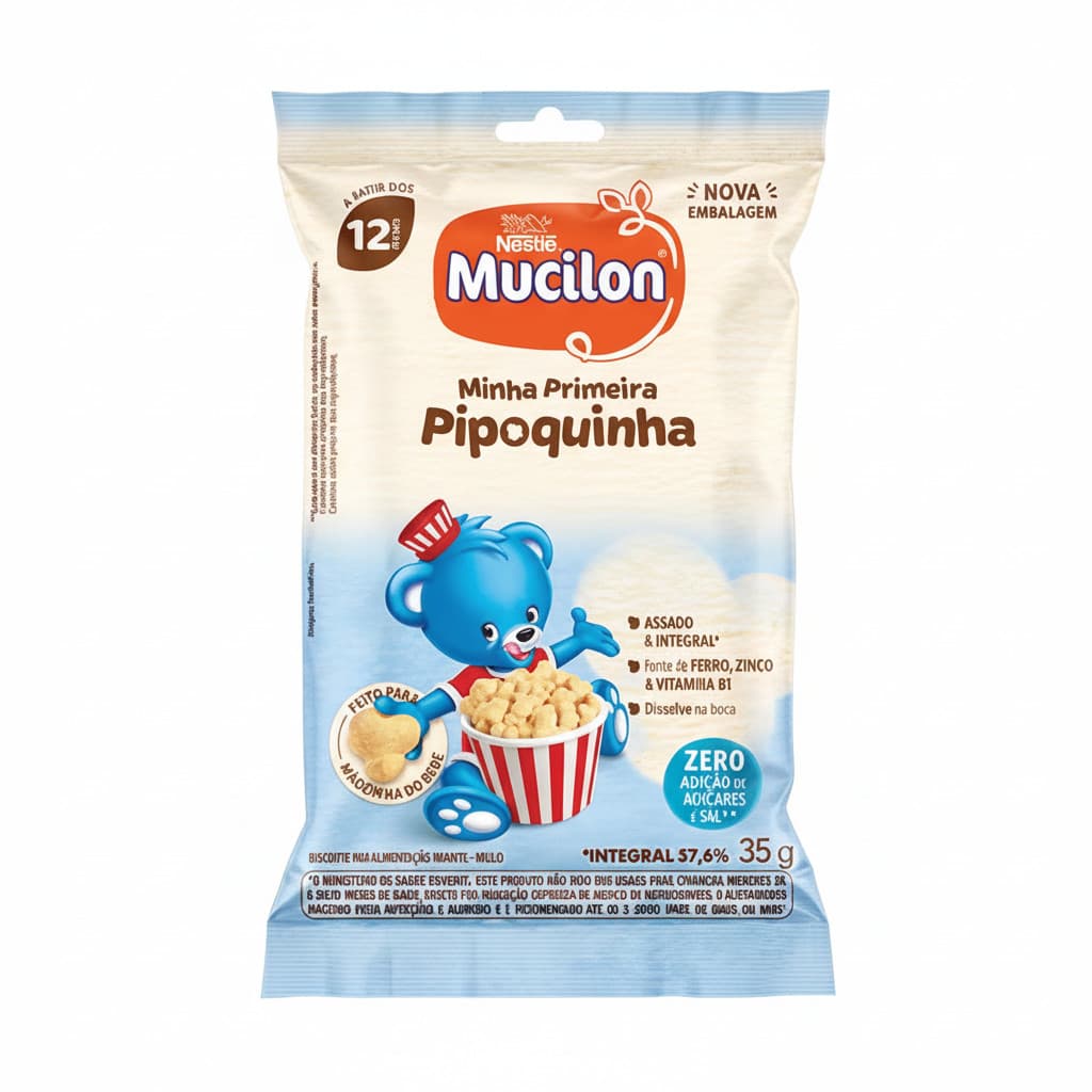 Snack Minha Primeira Pipoquinha Mucilon 35g