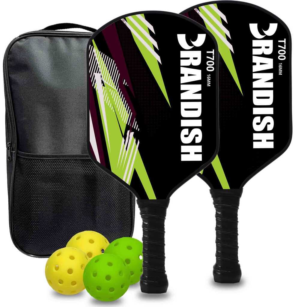 Raquete de pickleball pickleball fibra de carbono ultraleve portátil fácil de começar treinamento de competição profissi