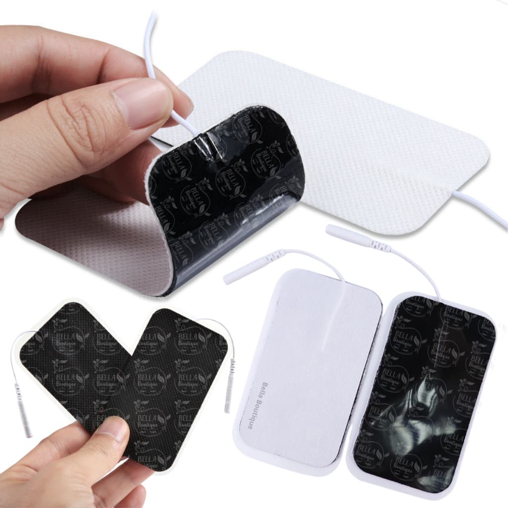 Kit 8 Unid - Eletrodo Auto Adesivo Fisioterapia 5x9 Cm