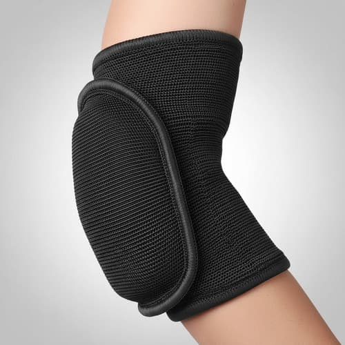 Par Cotoveleira Infantil Kids Goleiro Futebol Handebol Volei Unico Par Preto resistência segurança conforto 