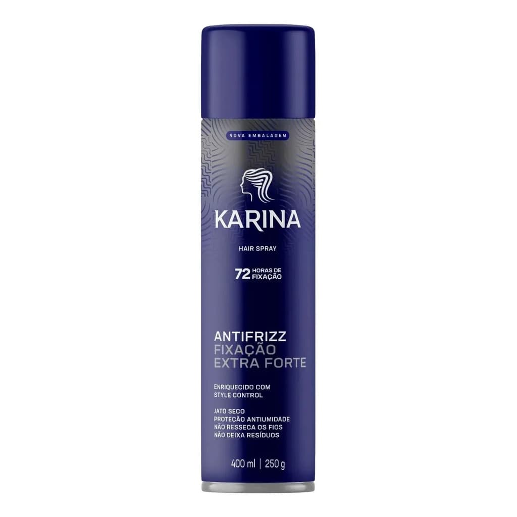 FIXADOR PARA CABELO ANTIFRIZZ EXTRA FORTE KARINA 400ML