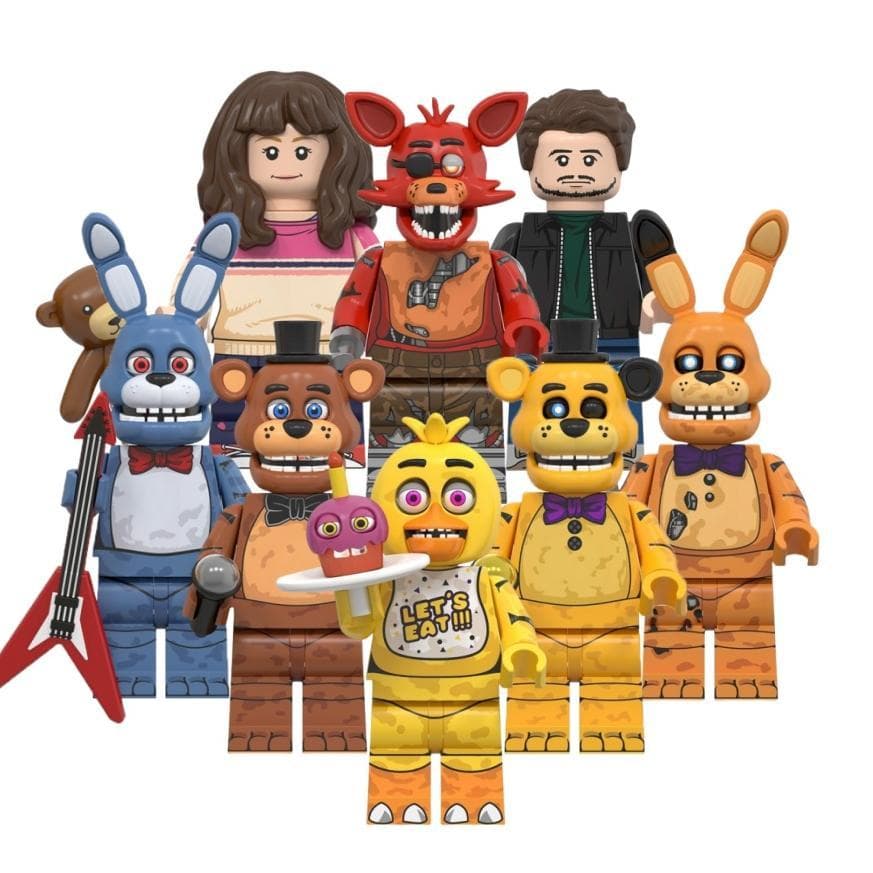 WM6170 Series Action Figure Bloco De Construção Coleção Brinquedos Para Criança