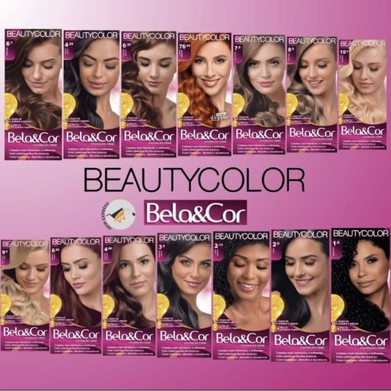 KIT 2 UNIDADES COLORAÇÃO BELA E COR BEAUTYCOLOR